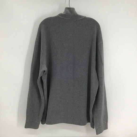 Polo Ralph Lauren Men’s Luxury Jersey Quarter-Zip Pullover Steel Heather Size XL - Picture 3 of 6